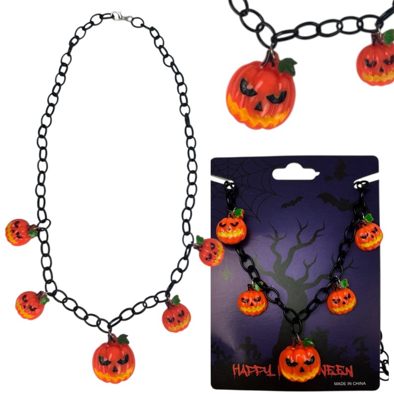Zestaw Halloween Cukierek albo Psikus – Spódniczka Skrzydła Miotła Torebka Opaska Naszyjnik