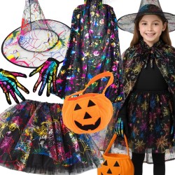 Zestaw Wiedźma z Rękawiczkami i Peleryną