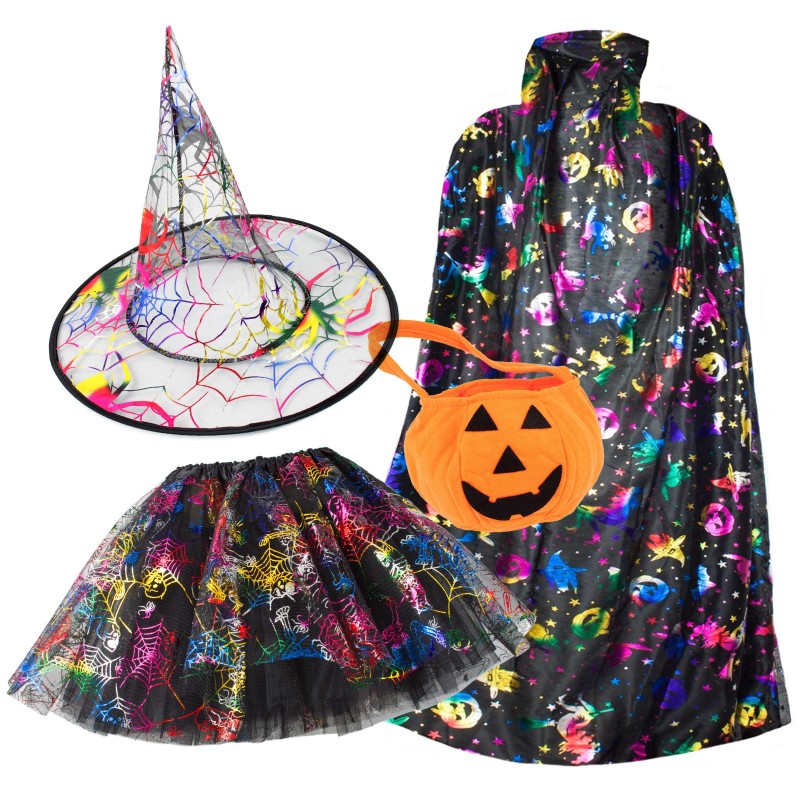 Zestaw Wiedźma z Rękawiczkami i Peleryną