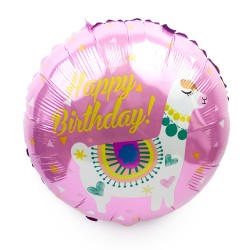 Balon lama Happy birthday