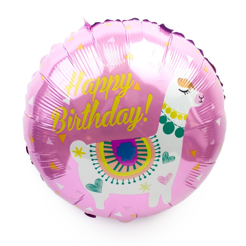 Balon lama Happy birthday
