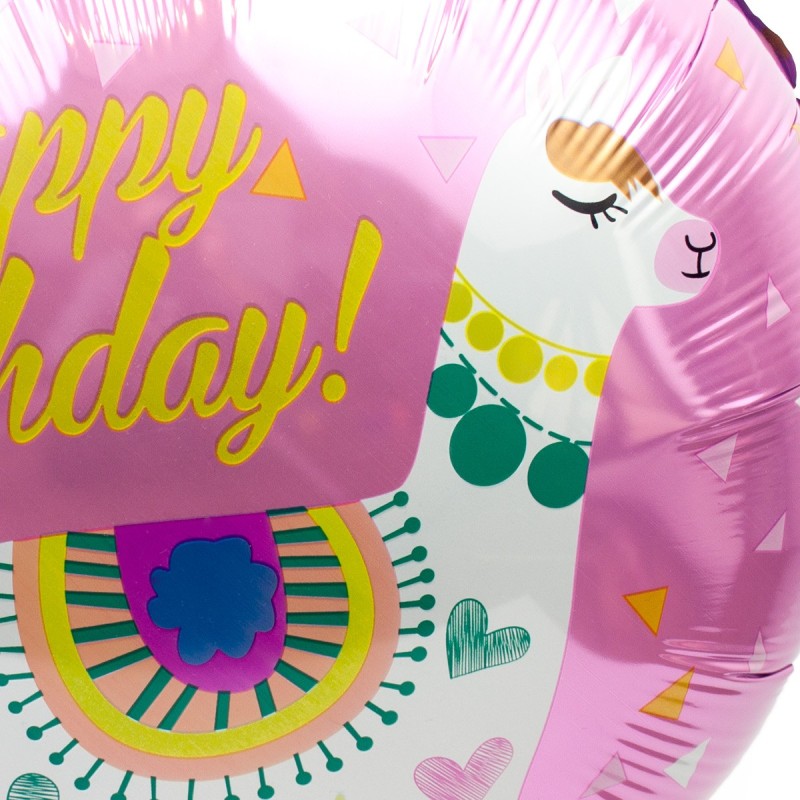 Balon lama Happy birthday