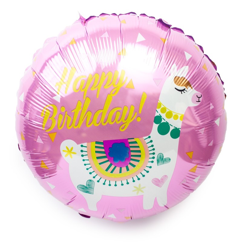 Balon lama Happy birthday