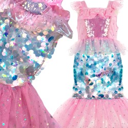 Sukienka Przebranie Syrenka Cekiny dla Dzieci