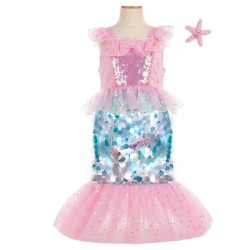 Sukienka Przebranie Syrenka Cekiny dla Dzieci