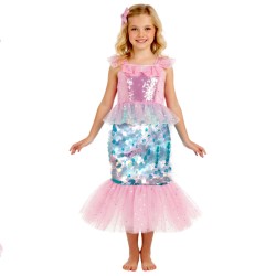 Sukienka Przebranie Syrenka Cekiny dla Dzieci