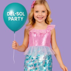 Sukienka Przebranie Syrenka Cekiny dla Dzieci