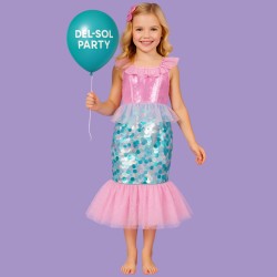 Sukienka Przebranie Syrenka Cekiny dla Dzieci