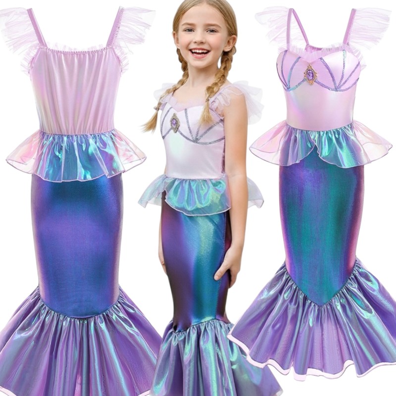 Strój przebranie sukienka suknia Syrenka