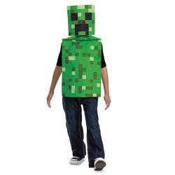 Strój Creeper z Maską Minecraft dla Dzieci