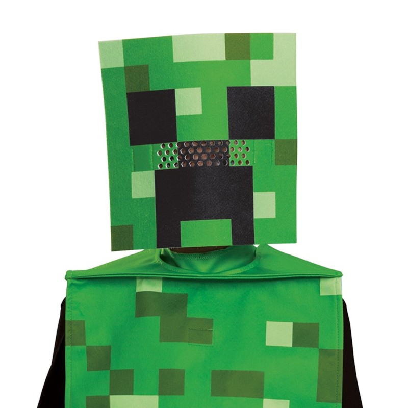 Strój Creeper z Maską Minecraft dla Dzieci