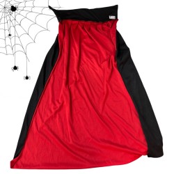 Strój Wampira Drakuli z Peleryną i Kłami dla dorosłych