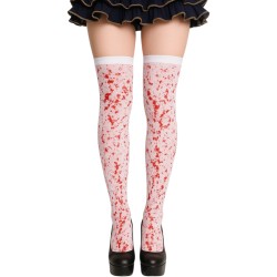 Pończochy z motywem krwi na...