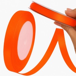 Wstążka satynowa pomarańczowa