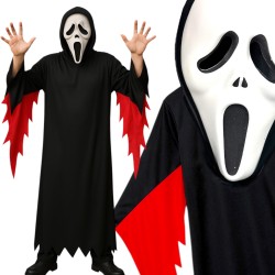 Strój Krzyk z Maską Piankową i Peleryną