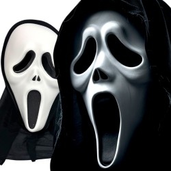 Strój Krzyk z Maską Piankową i Peleryną