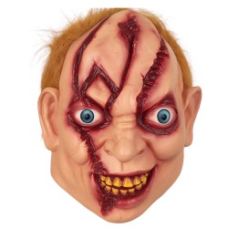 Maska Horror Lateksowa z Ranami i Krwią
