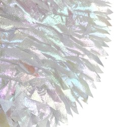 Świecące skrzydła anioła z organzy LED 75x26 cm