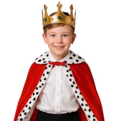 Przebranie Król Jasełka z Peleryną Koroną i Berłem