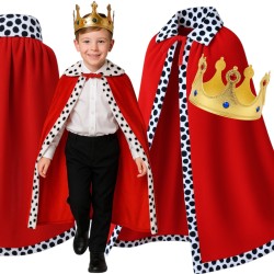 Przebranie Król Jasełka z Peleryną Koroną i Berłem