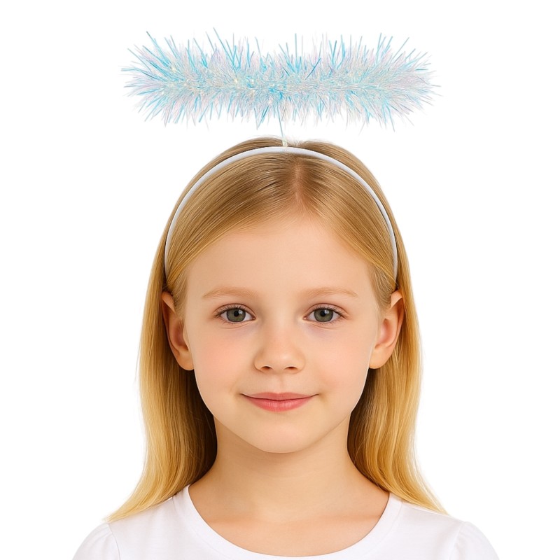 Opaska Aniołka Perłowa z Holograficznym Efektem