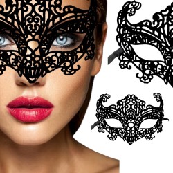 Zestaw karnawałowy z maską i biżuterią