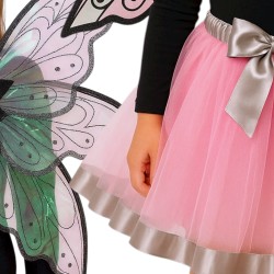 Strój Wróżki Motylkowej dla Dziewczynki – Różowe Skrzydełka i Spódniczka Tutu