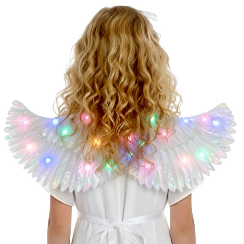 Świecące skrzydła perłowe LED 64x21 cm