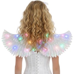 Świecące skrzydła anioła z...