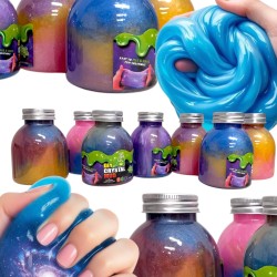 Metaliczny bokatowy Slime butelka galaxy DIY