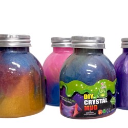 Metaliczny bokatowy Slime butelka galaxy DIY