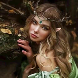 Zestaw Magiczna Wróżka Elfia: Skrzydła, Wianek, Uszka