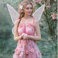 Zestaw Magiczna Wróżka Elfia: Skrzydła, Wianek, Uszka