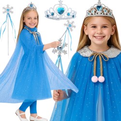 Peleryna Tiulowa Niebieska...