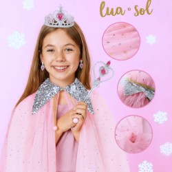 Zestaw Księżniczki Tiulowa Peleryna i Akcesoria Różowe