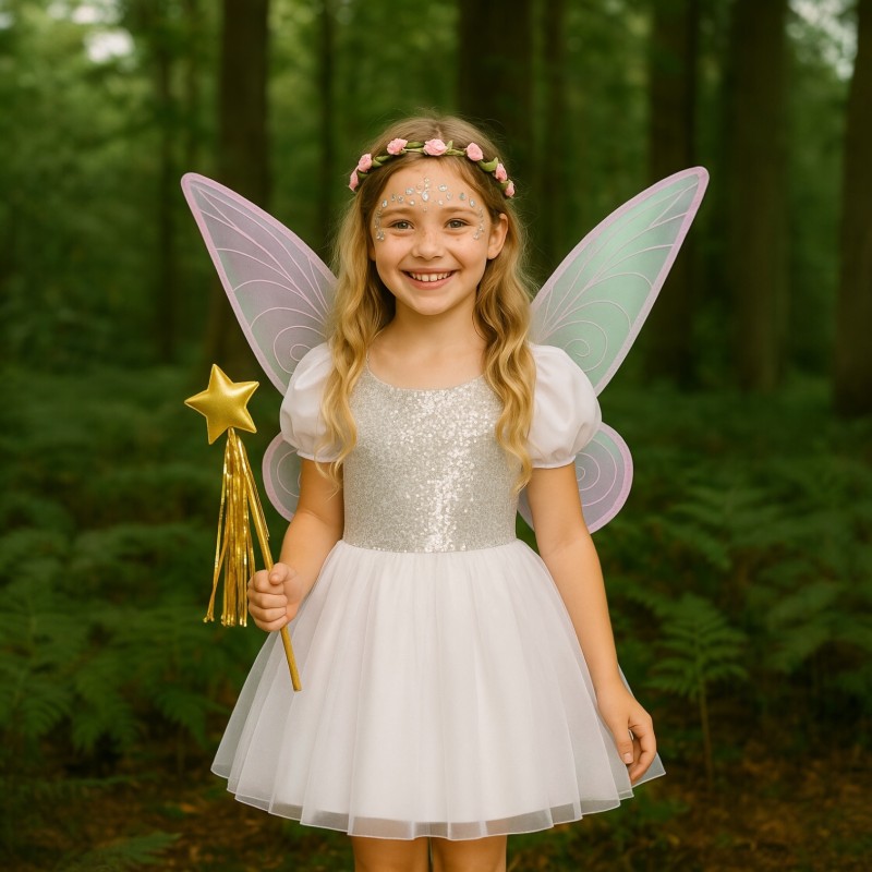 Zestaw Wróżki z Sukienką i Akcesoriami dla Dzieci