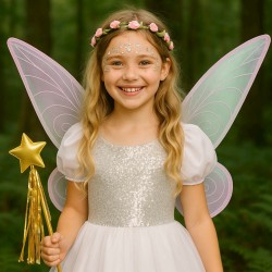 Zestaw Wróżki z Sukienką i Akcesoriami dla Dzieci