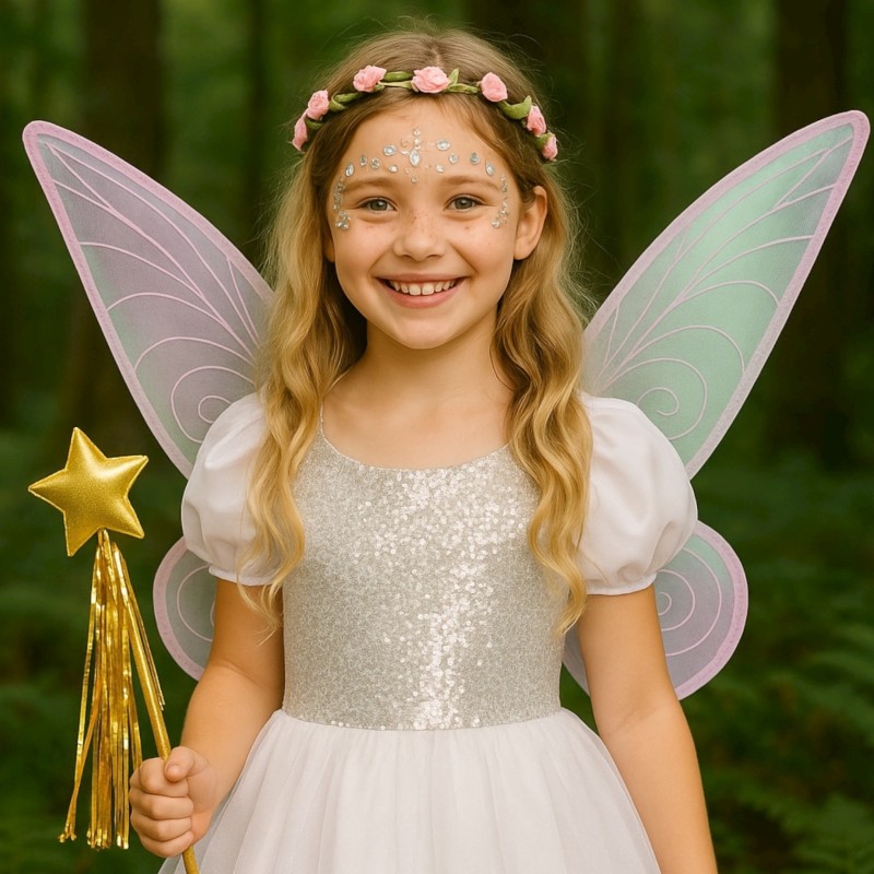 Zestaw Wróżki z Sukienką i Akcesoriami dla Dzieci