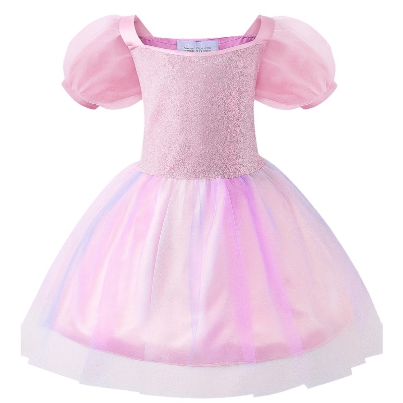 Sukienka kostiumowa Magiczna Księżniczka – różowa