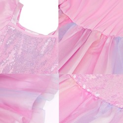 Sukienka kostiumowa Magiczna Księżniczka – różowa