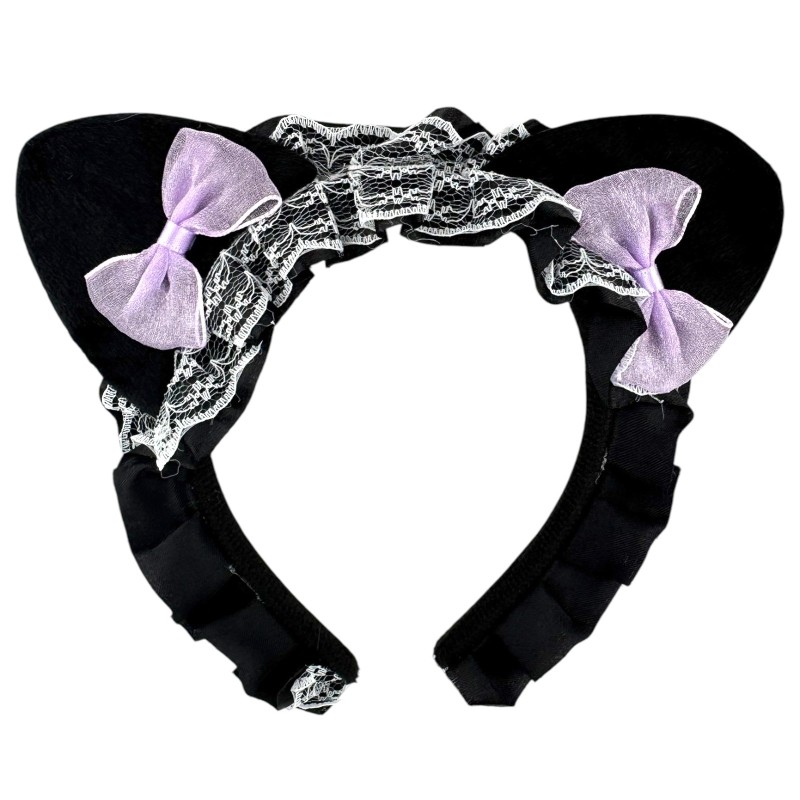 Strój Kuromi z Skrzydełkami, Opaską i Biżuterią