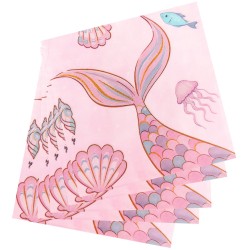 Serwetki z motywem Syrenki 20 szt.