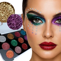 Paletka Cieni Brokatowych 12 Kolorów