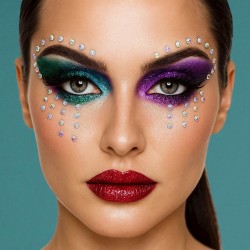 Paletka Cieni Brokatowych 12 Kolorów