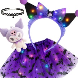 Zestaw Kuromi Tutu z LED i Akcesoriami dla Dzieci