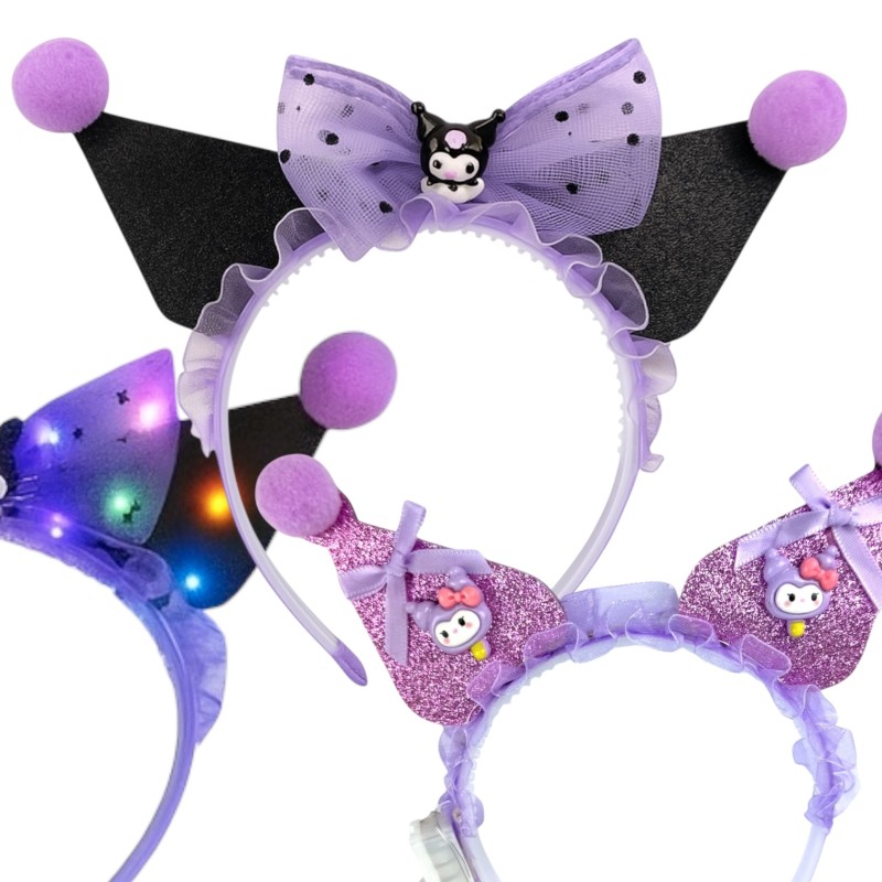Zestaw Kuromi Tutu z LED i Akcesoriami dla Dzieci