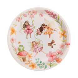 Talerzyki 18 cm Leśne Wróżki Fairy Garden 6 szt.