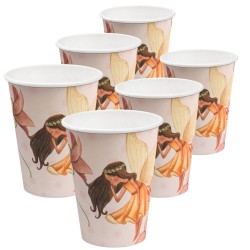 Magiczny Zestaw Wróżki i Elfy talerzyki kubeczki serwetki