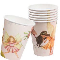 Magiczny Zestaw Wróżki i Elfy talerzyki kubeczki serwetki