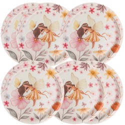 Zestaw Wróżki Elfy Talerzyki i Kubki Papierowe